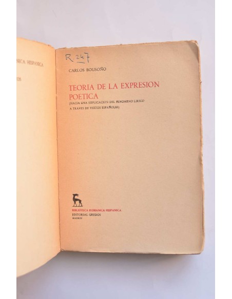 Teoría de la expresión poética