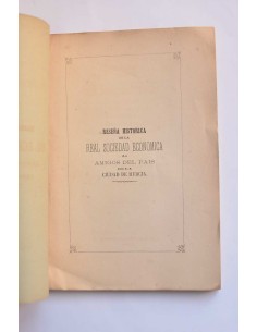 Reseña histórica de la Real Sociedad Económica de  Amigos... 2