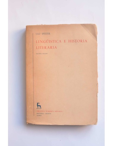 Lingüística e historia literaria
