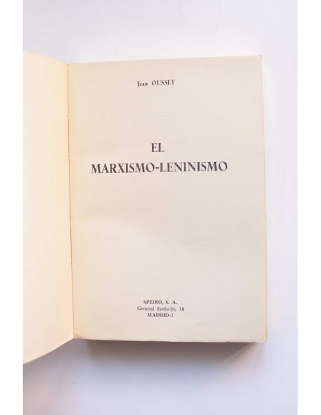 El marxismo lenilismo