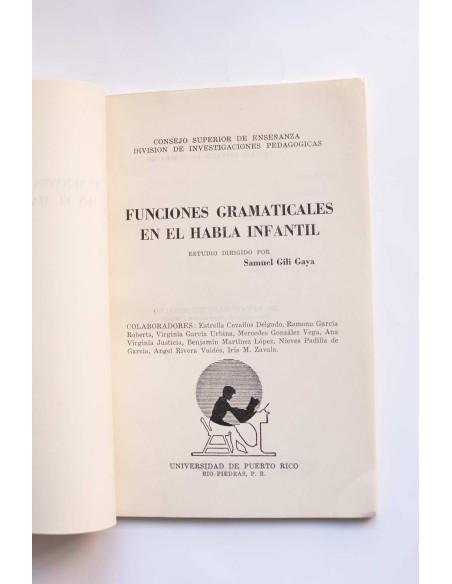 Funciones gramaticales en el habla infantil