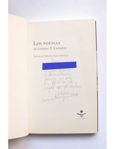 Los poemas de Lorenzo F. Carranza