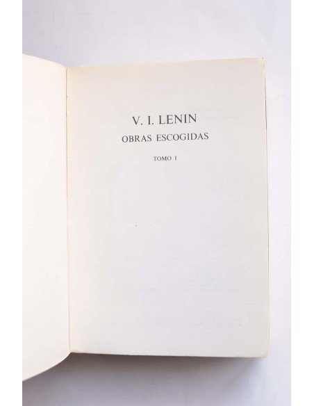 V. I. Lenin. Obras escogidas, 1
