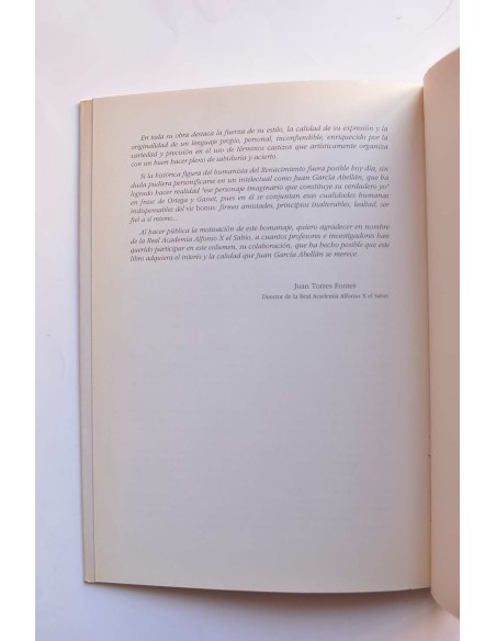 Homenaje al profesor Juan García Abellán