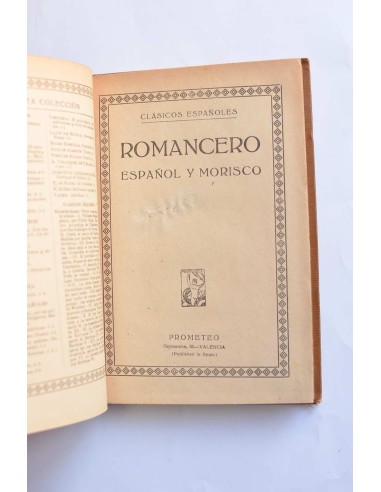 Romancero español y morisco