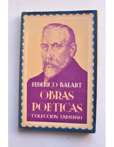 Federico Balart. Obras poéticas