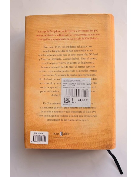 Una columna de fuego