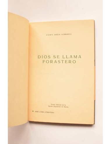 Dios se llama forastero