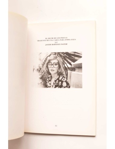 Sobre la vida y obra de la poetisa Emma Egea