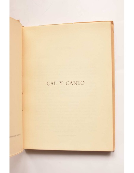 Cal y Canto. Revista trimestral. nº 4. Marzo 1961