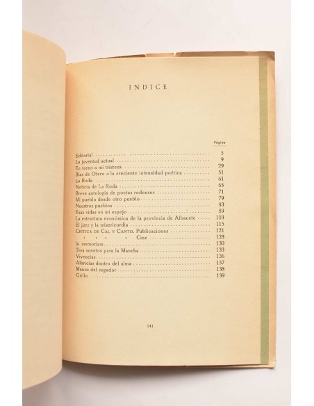 Cal y Canto. Revista trimestral. nº 4. Marzo 1961