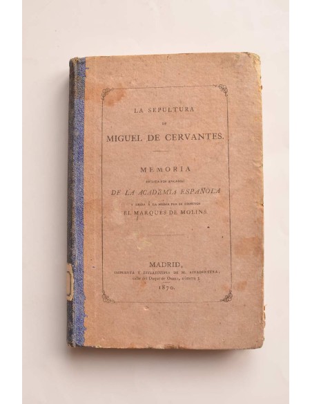 La sepultura de Miguel de Cervantes