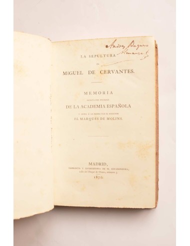 La sepultura de Miguel de Cervantes