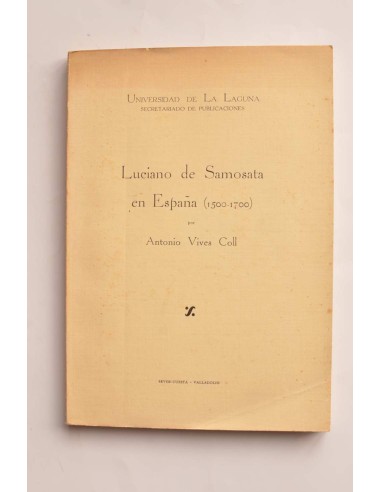 Luciano de Samosata en España (1500 - 1700)