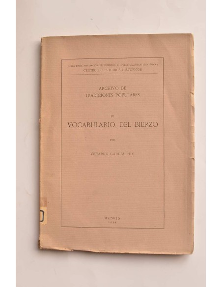 Vocabulario del Bierzo