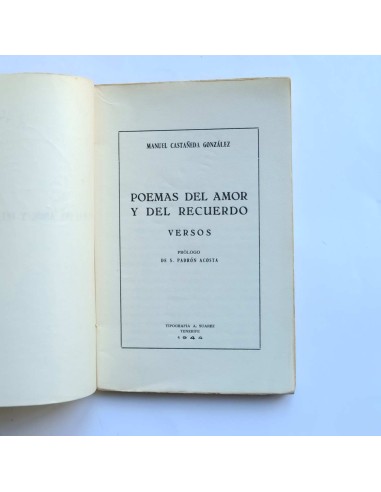 Poemas del amor y del recuerdo. Versos