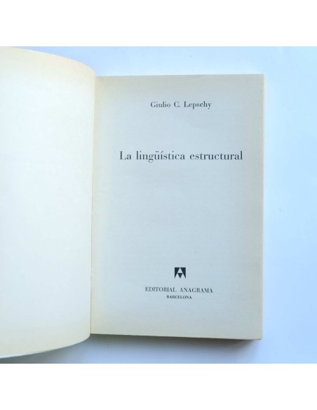 La lingüística estructural