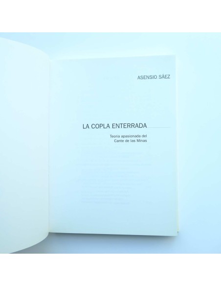 La copla enterrada. Teoría apasionada del Cante de las Minas