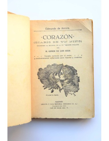 Corazón. Diario de un niño