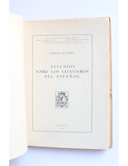 Estudios sobre los gitanismos del español