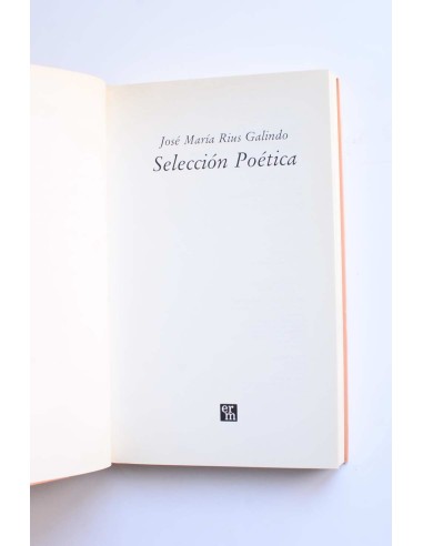 José María Rius Galindo. Selección Poética