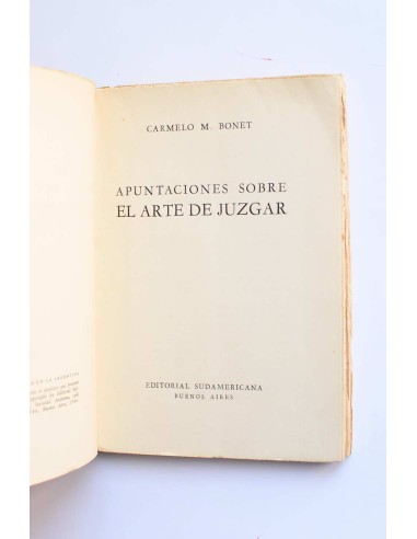 Apuntaciones sobre el arte de juzgar