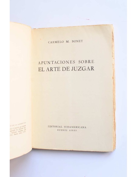 Apuntaciones sobre el arte de juzgar