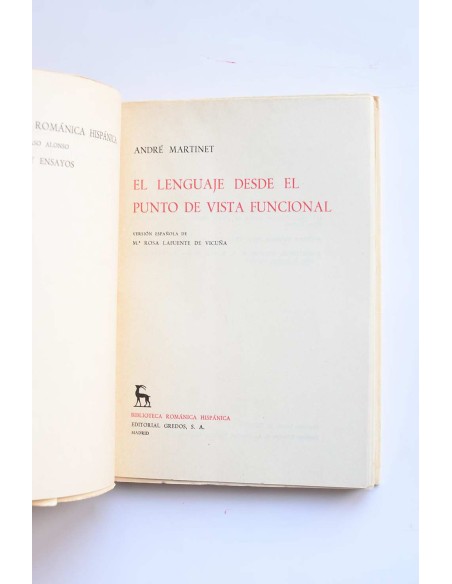 El lenguaje desde el punto de vista funcional