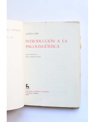 Introducción a la psicolingüística
