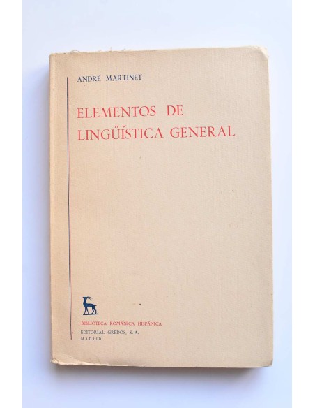 Elementos de lingüística general