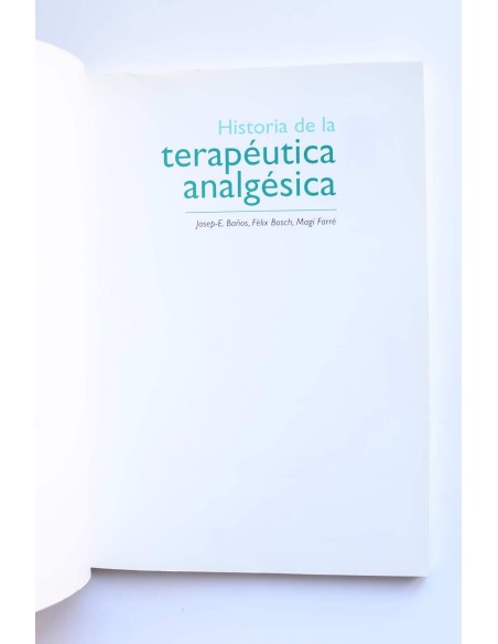 Terapéutica analgésica