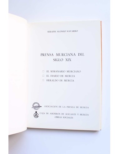 Prensa murciana del siglo XIX. El Semanario...
