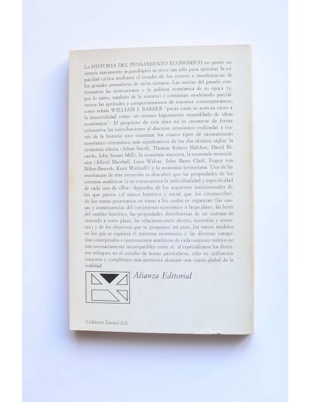 Historia del pensamiento económico