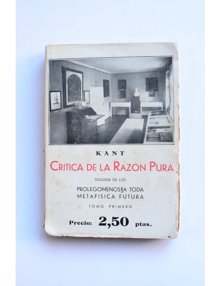 Crítica de la razón pura. Tomo I