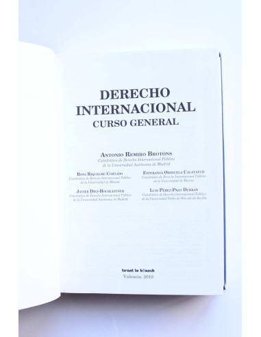 Derecho Internacional. Curso general