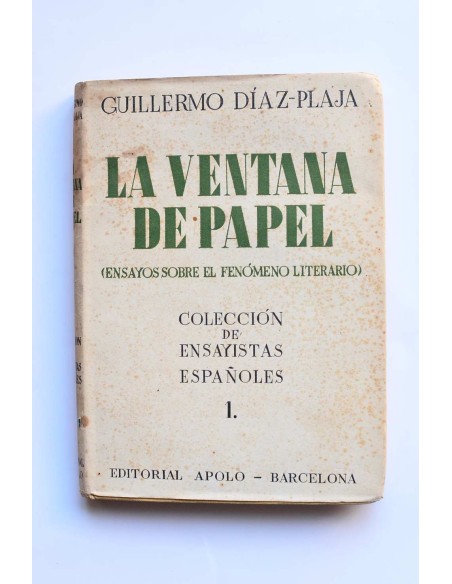La ventana de papel. Ensayos sobre el fenómeno literario