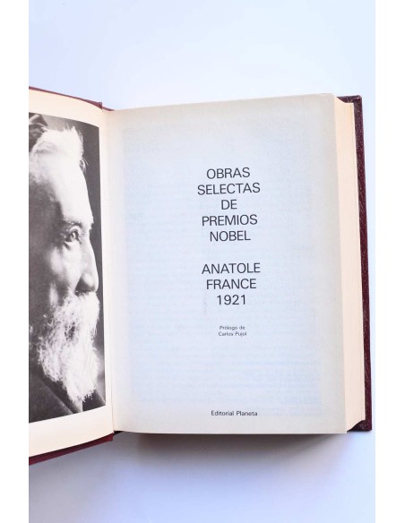 Obras selectas de premios Nobel, Anatole France 1921