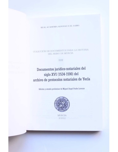 Documentos jurídico-notariales del siglo XVI...