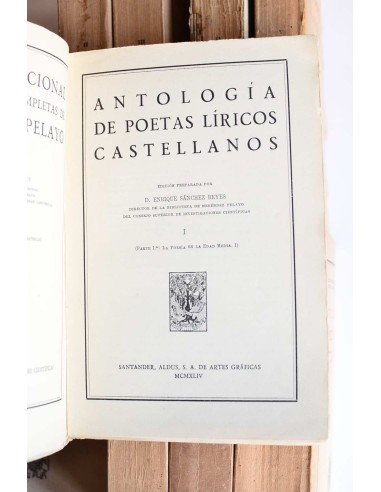 Antología de poetas líricos castellanos