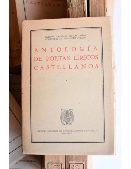 Antología de poetas líricos castellanos