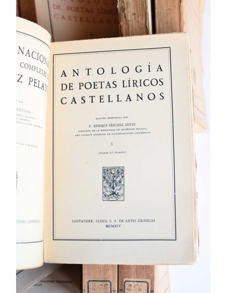 Antología de poetas líricos castellanos