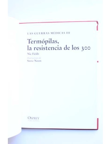 Las Guerras Médicas III. Termópilas, la...