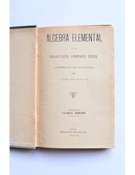 Álgebra elemental