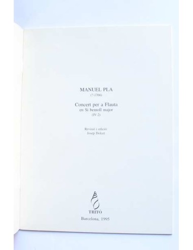 Concerte per a flauta en si bemoll major (IV-2)
