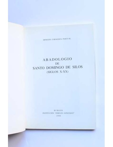 Abadologio de Santo Domingo de Silos (Siglos X...