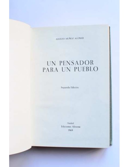 Un pensador para un pueblo