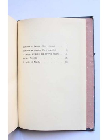 Christopher Marlowe. Teatro