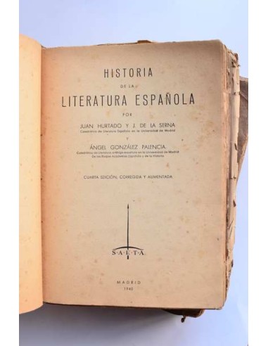 Historia de la literatura española