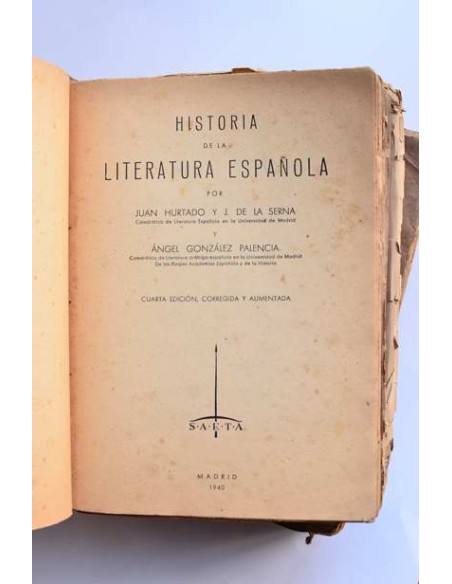 Historia de la literatura española