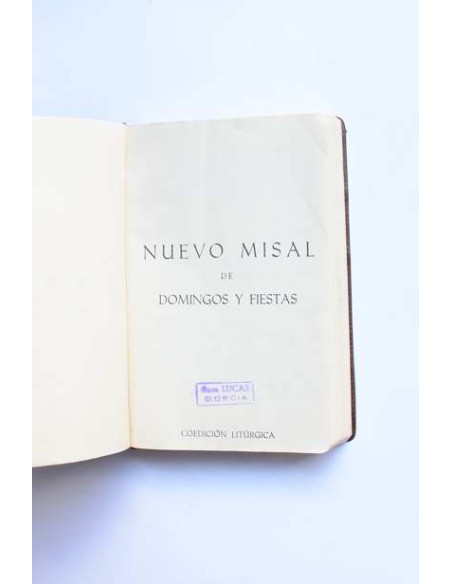 Nuevo Misal de domingos y fiestas